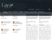 Tablet Screenshot of loyve-avocats.com